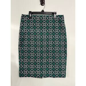 J Crew Geometric Pencil Skirt